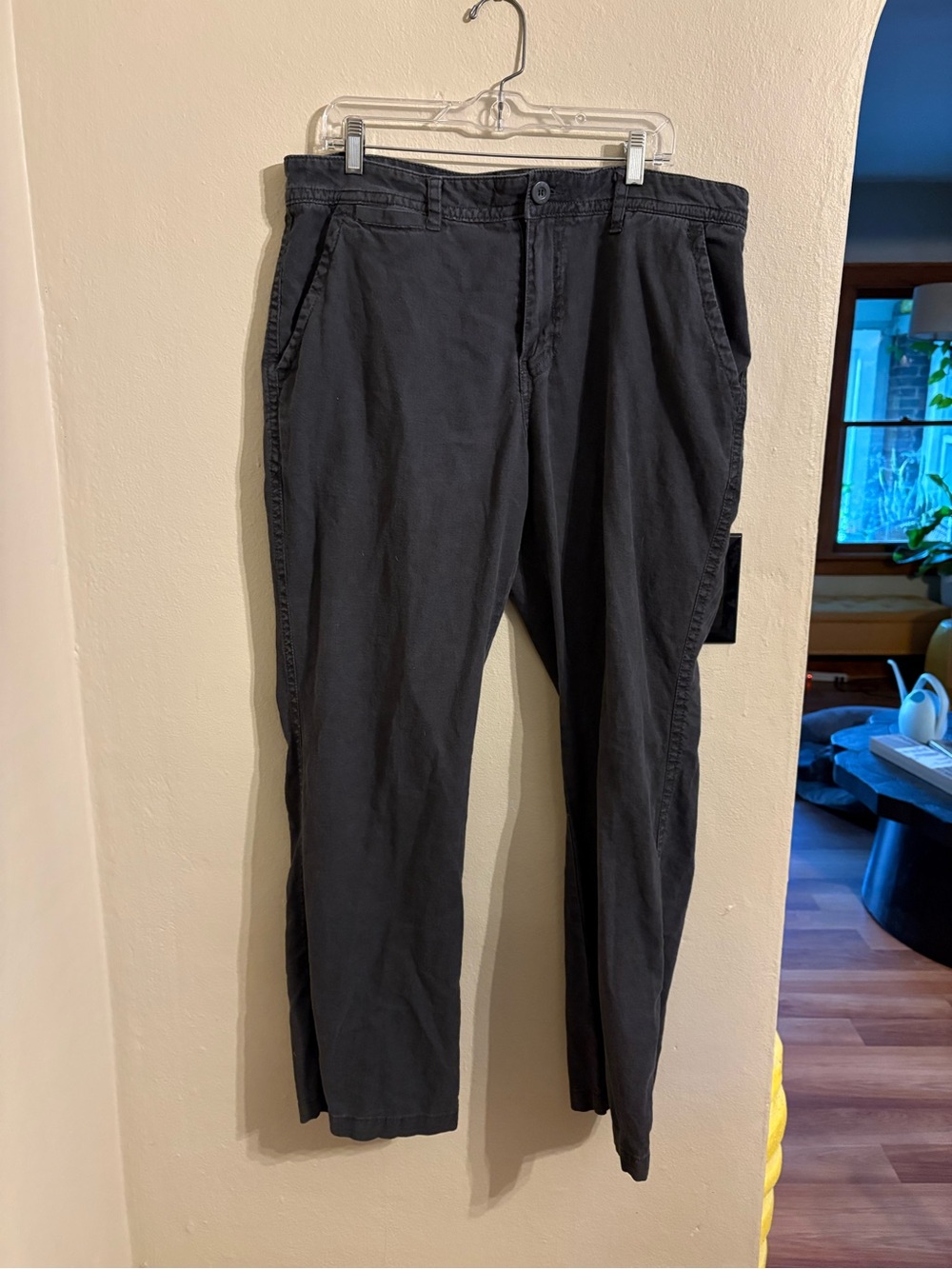 BKE Men's Black Chino Pants - Straight Fit